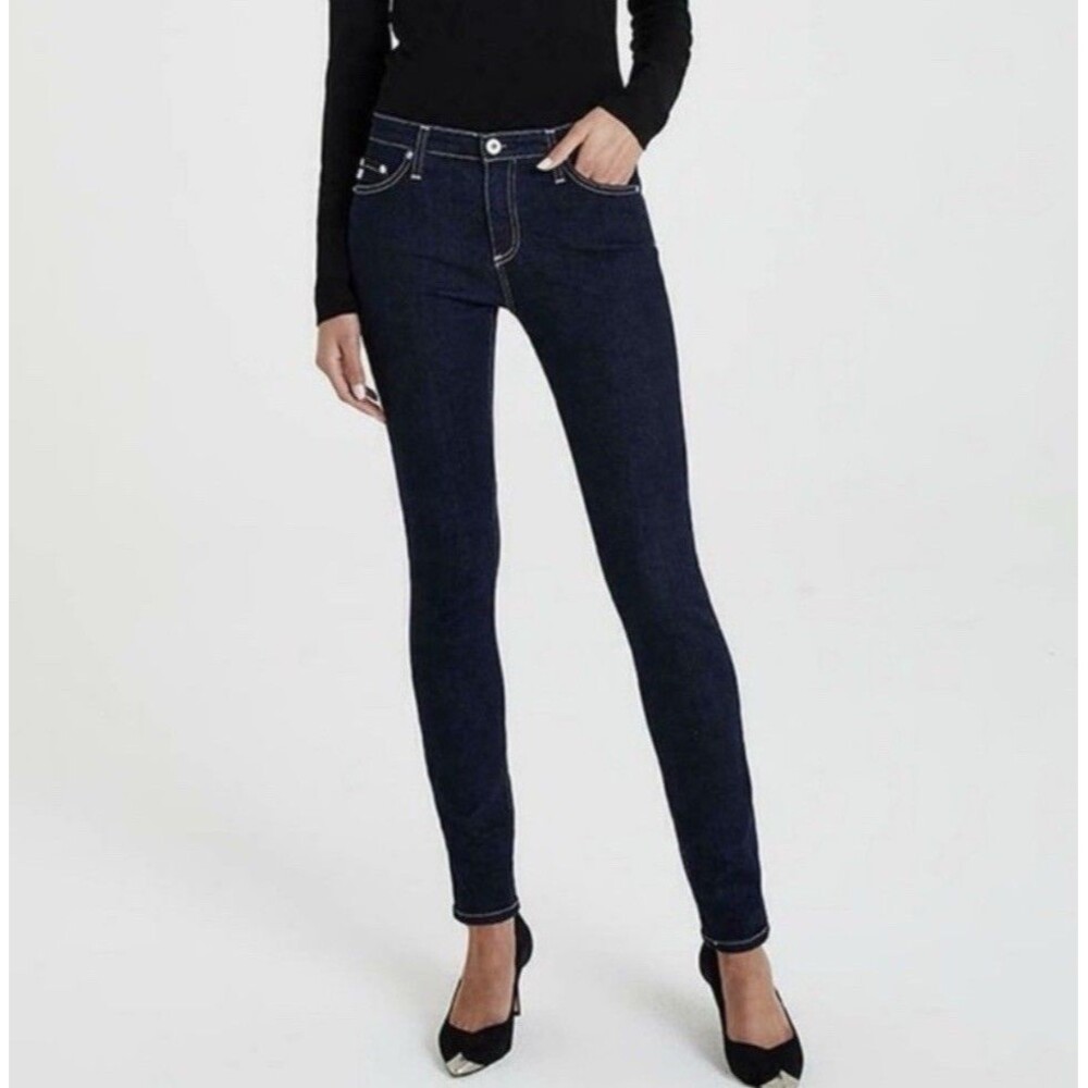 AG‎ Goldschmied B-TYPE 03 Straight Dark Wash Women Jeans 24x33 NWOT